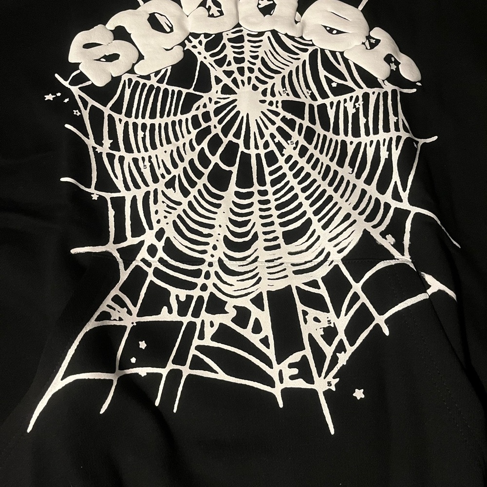 Black Spider Web Graphic Tee